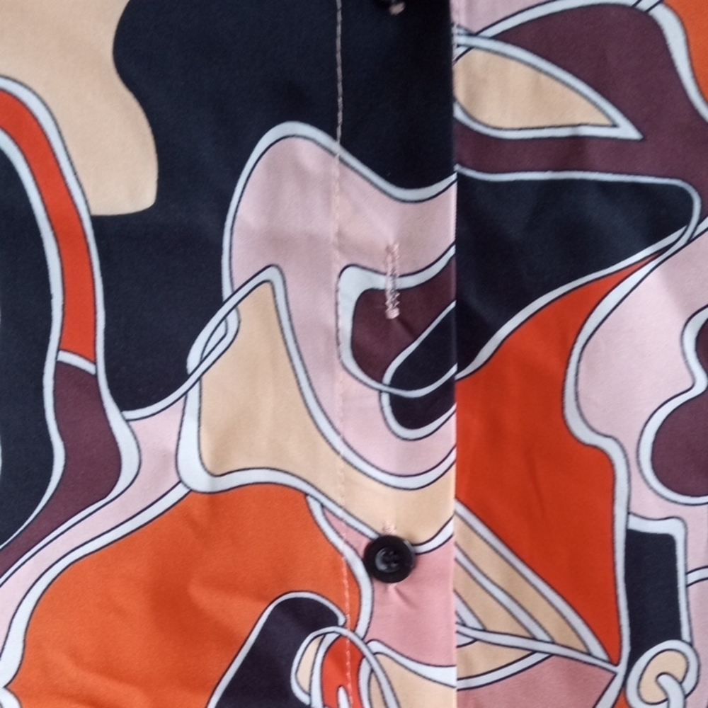 Stylish Abstract Print Women's Top - Picture 4 of 8